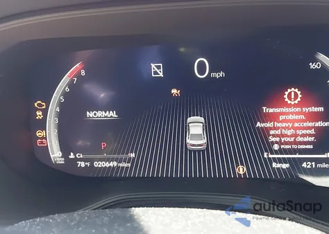 2024 Acura Tlx A-Spec Package z USA, uszkodzony, nr VIN 19UUB6F5XRA001473